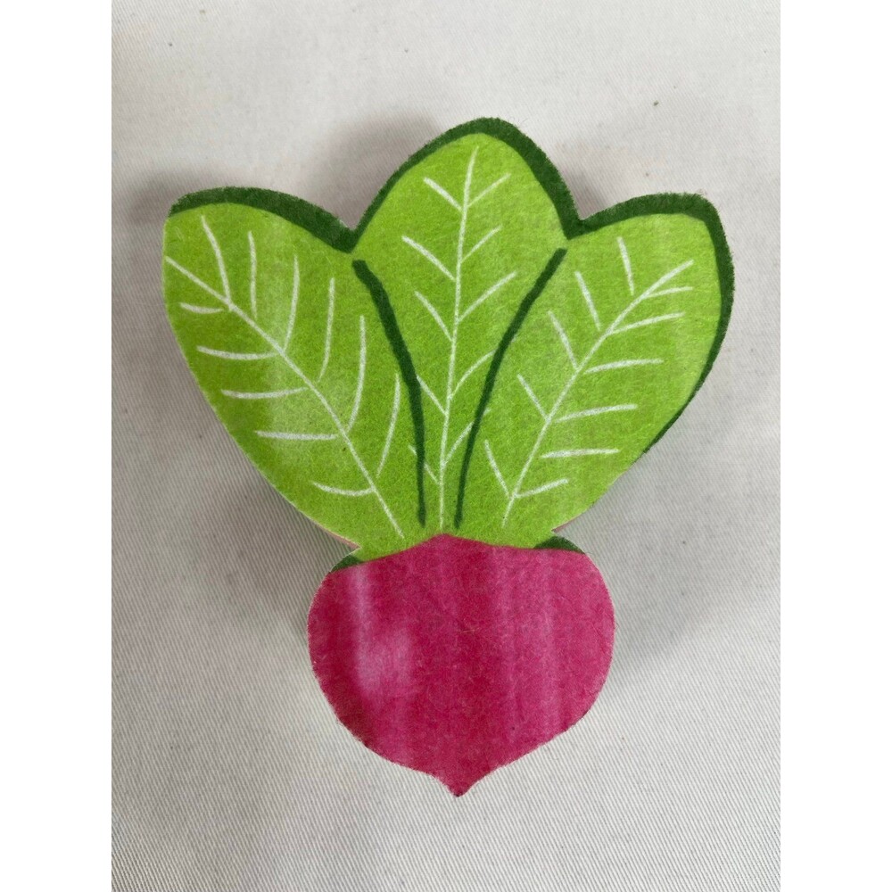 Anthropologie Veg Out Radish Kitchen Sponge Cute Garden Theme